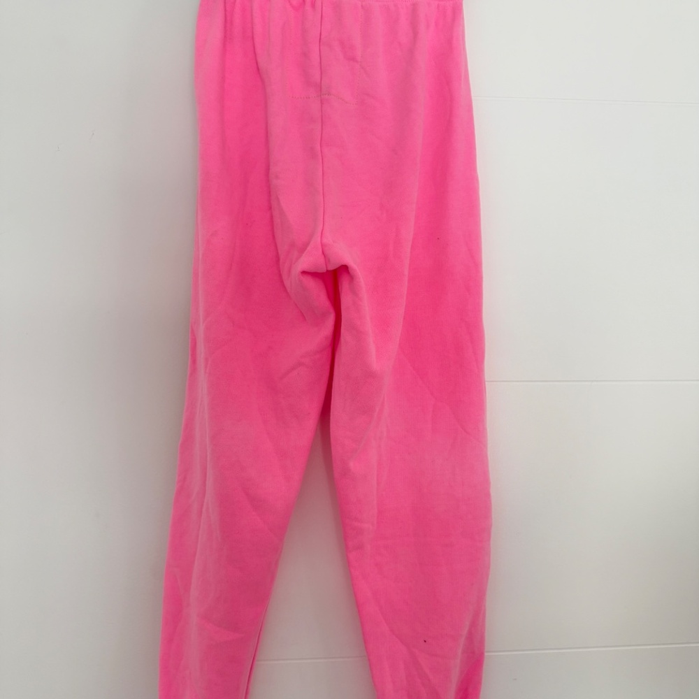 Aviator Nation Logo Pink Casual Streetwear Joggers Sweatpants Sz XS - Picture 4 of 7
